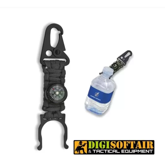 Paracod bottle holder with compass