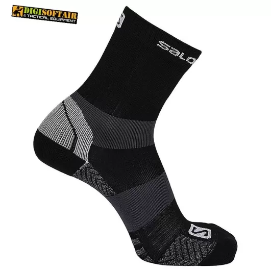 QUEST MID salomon black tecnical socks