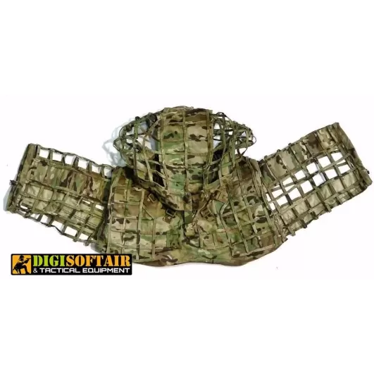 MONGOOSE - GHILLIE SNIPER HOOD - Light - Multicam