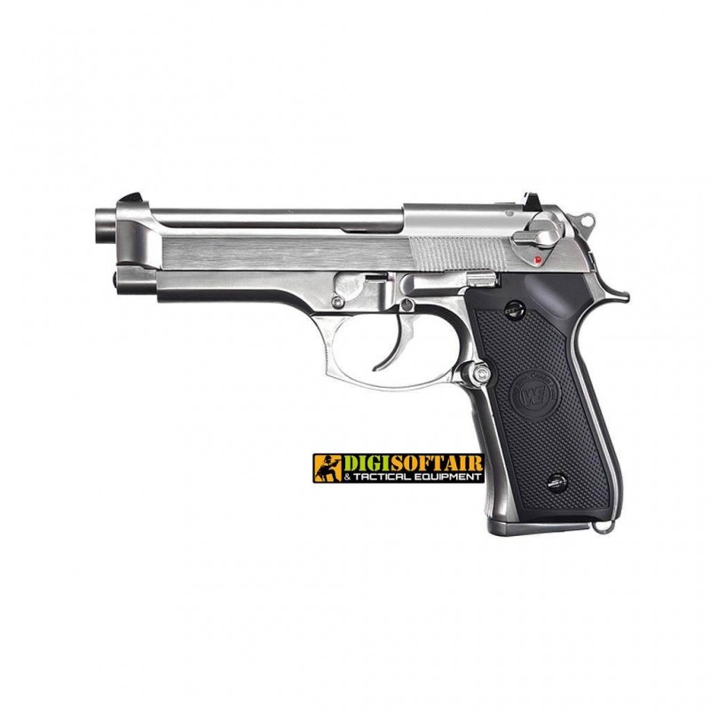 Buy WE M92 Silver gen 2 FULL METAL gbb beretta