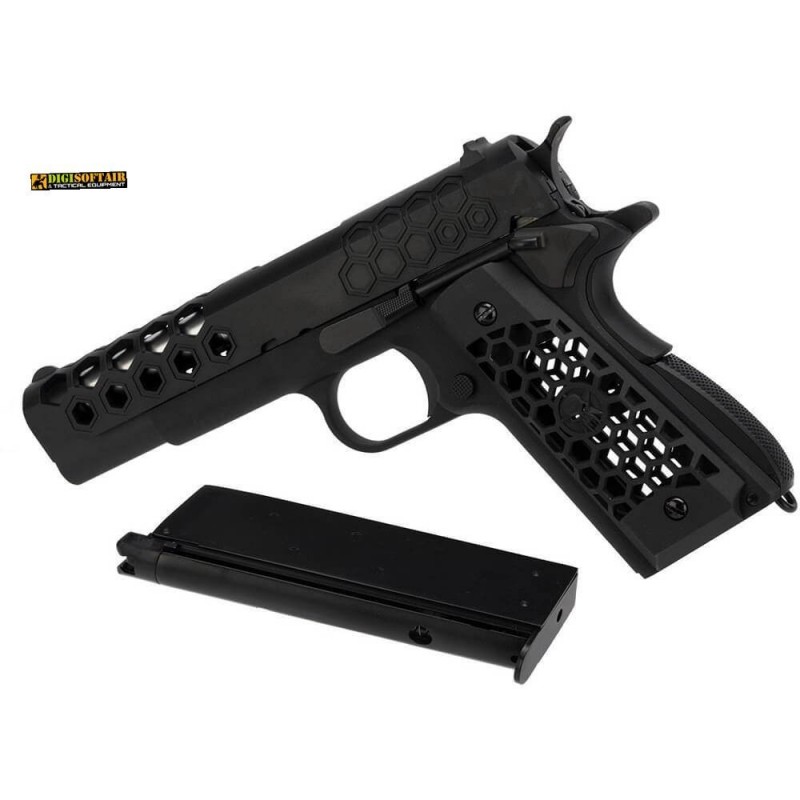 WE 1911 Gen.2 Hex Cut Black Scarellante (we-we16b)