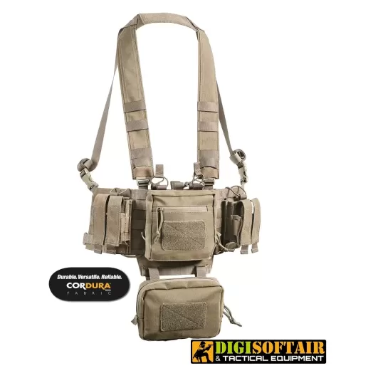 Mini modular chest rig, Cordura 1000d Coyote Nerg Openland