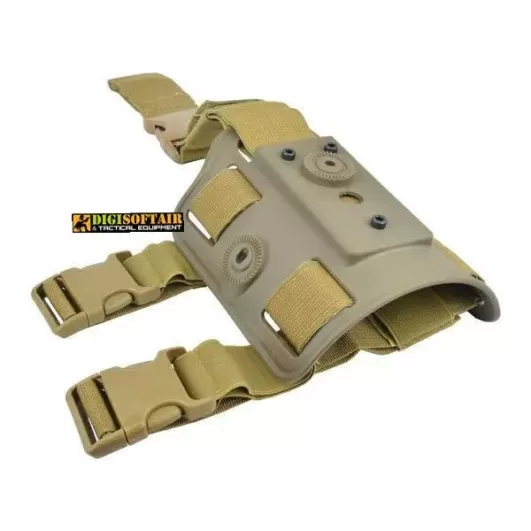 Adapter leg holster wosport cytac compatible tan