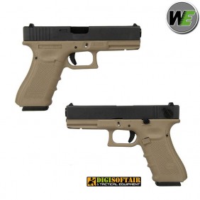 WE modello glock G18 C GEN 4 Tan PISTOLA SOFTAIR A GAS