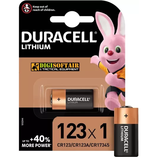 BATTERY CR123 Duracell LITHIUM