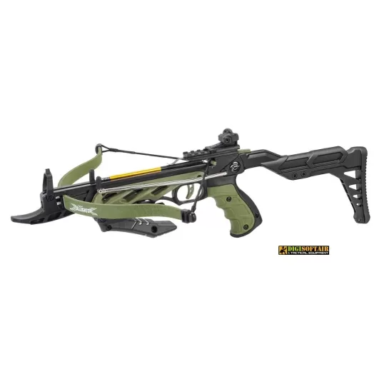 Man Kung alligator green crossbow with stock 80lb R30010