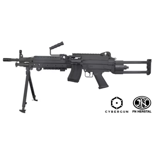 FN M249 MINIMI PARA "FEATHERWEIGHT" BLACK CYBERGUN