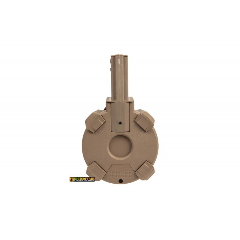 Tornado caricatore elettrico tan M4 Drum 1200 bb