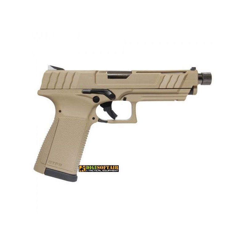 G&G PISTOLA GAS GTP9 desert POLYMER BLOW BACK