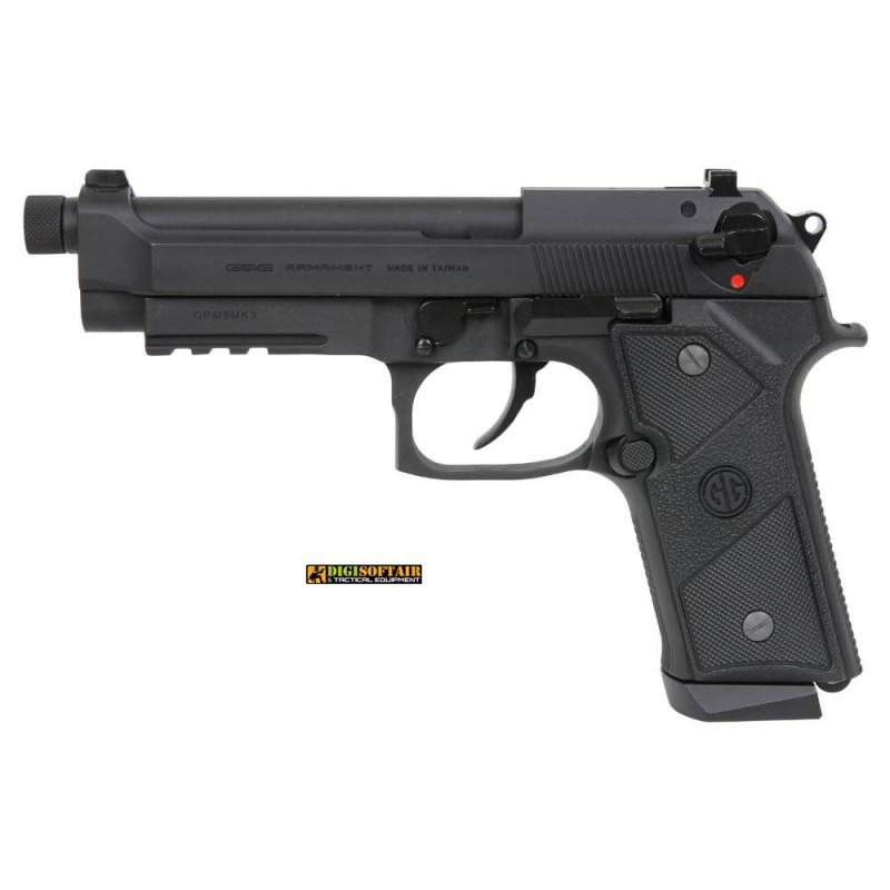 G&G PISTOLA GAS GPM92 MK3 FULL METAL BK