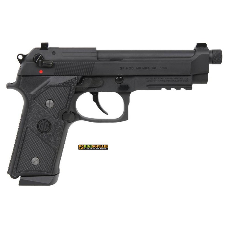 G&G PISTOLA GAS GPM92 MK3 FULL METAL BK