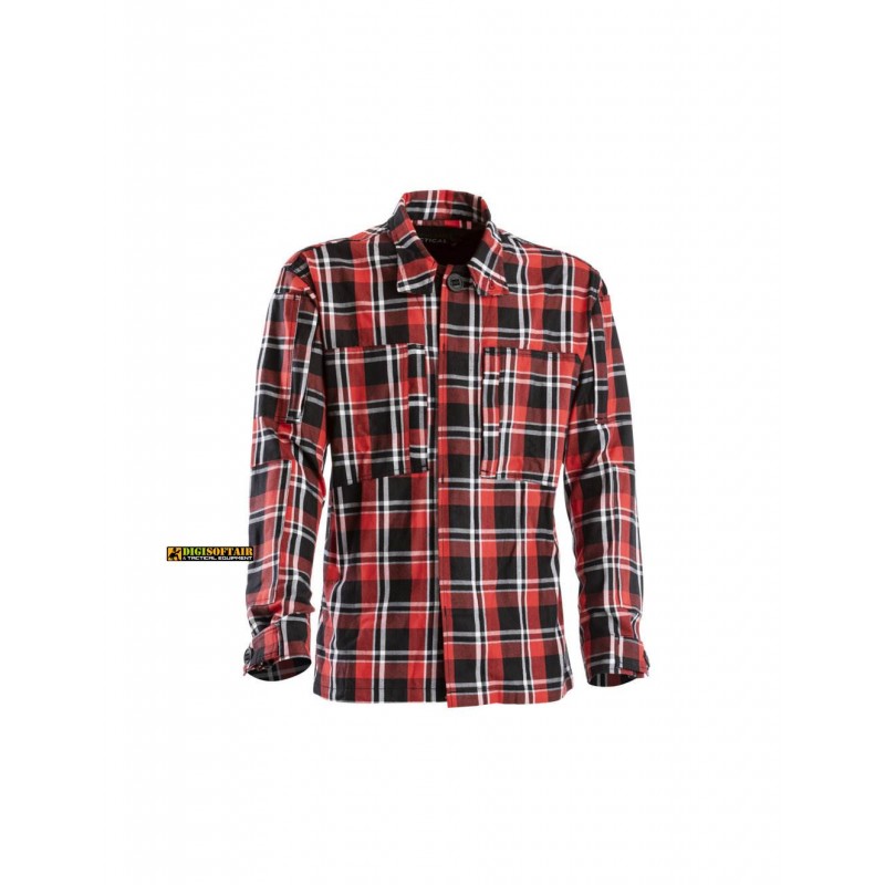 Openalnd camicia Flanella Rossa maniche lunghe