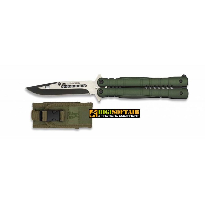 K25 Coltello Buttefly verde 02130