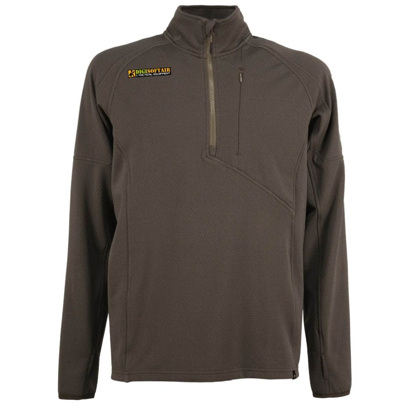 Half Zip Light Fleece Coyote   4-14 Factory