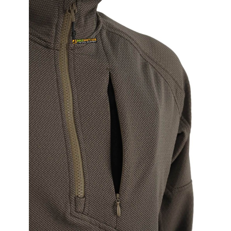 Half Zip Light Fleece Coyote 4-14 Factory