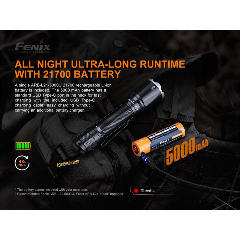 copy of FENIX TK16 flashlight LED 1000 lumens