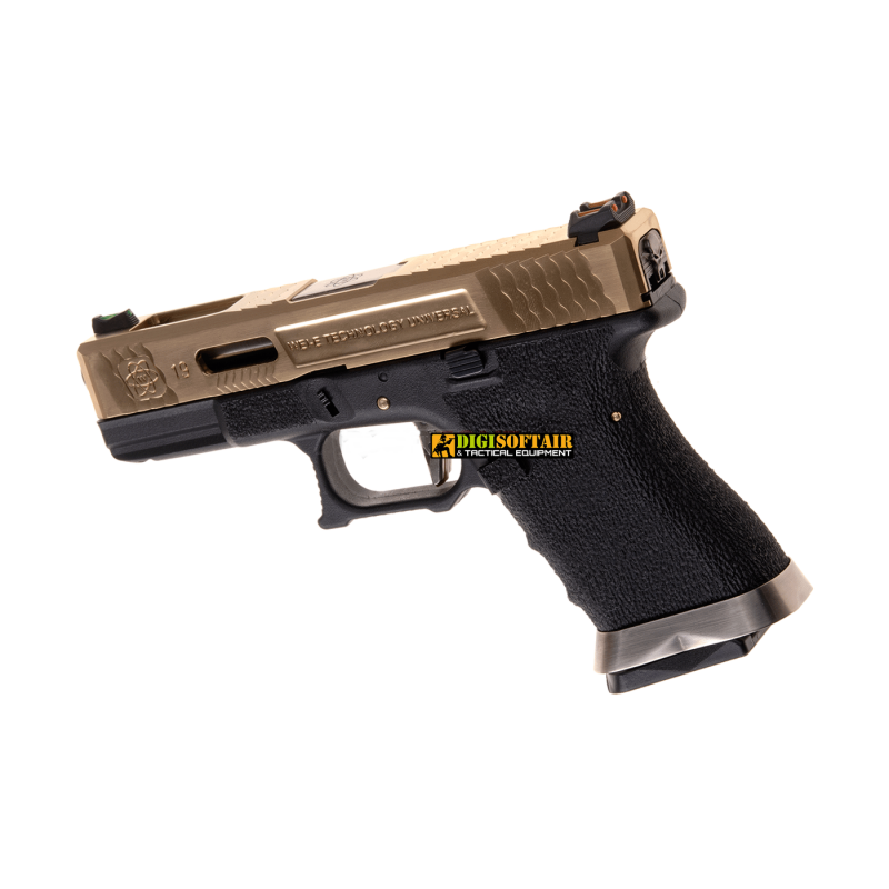 WE G-Force 19 Metal Version Gold GBB