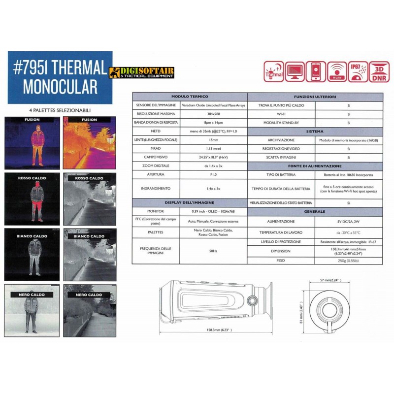 Visore Termico Konus Flame 1.5x-3x 7951