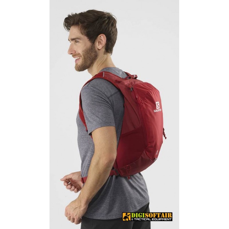 Red chili / rd dahlia / ebony Salomon backpack TRAILBLAZER 10