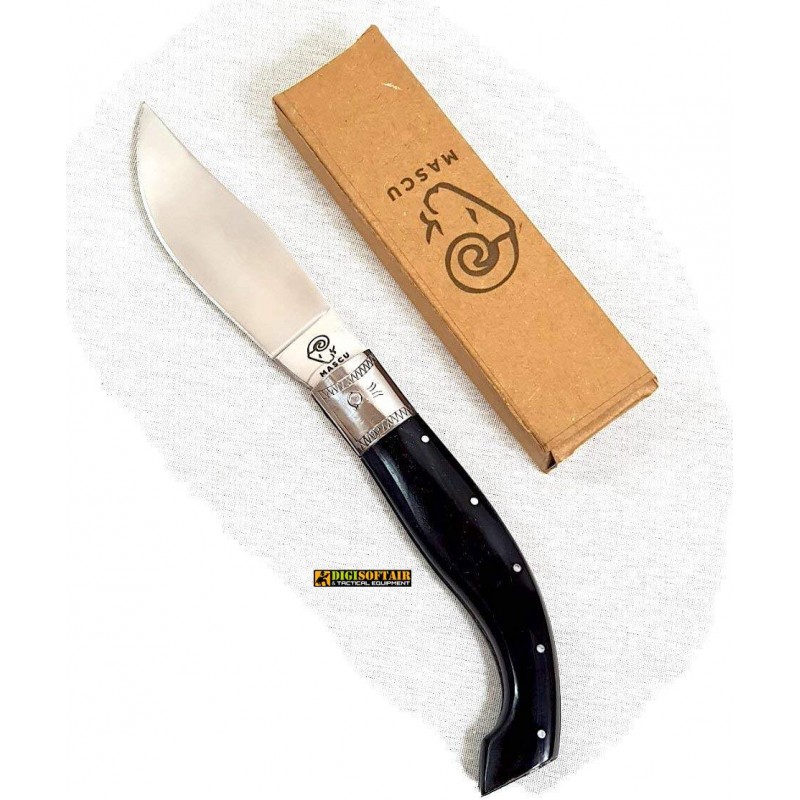 Arburese Mascu in black horn with 10cm blade 60341