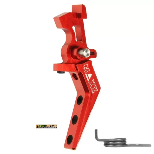 Maxx Model CNC Aluminum Advanced Speed Trigger Style A Red