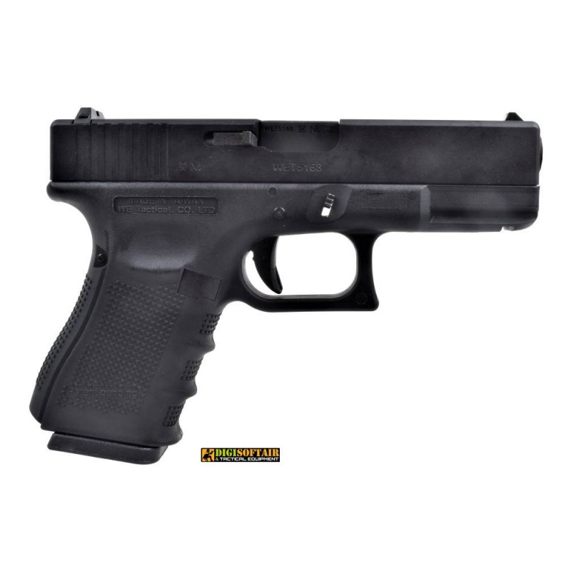 WE G19 pisotola a green gas blowback nera