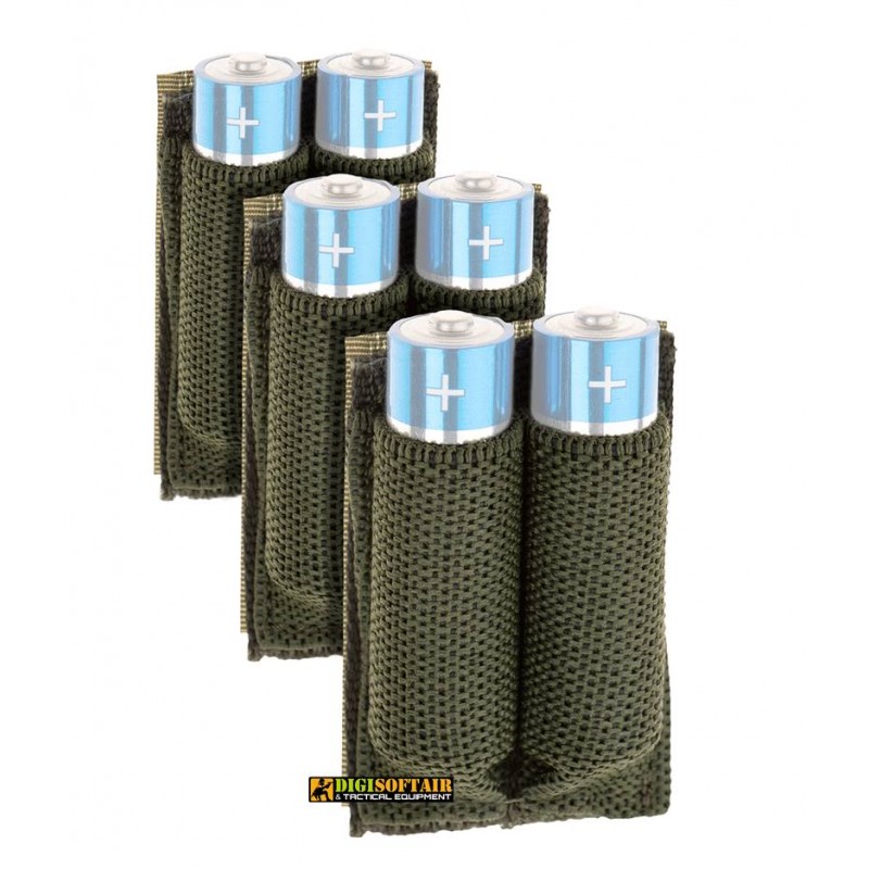 Battery Strap AA 3-pack Invader Gear OD color