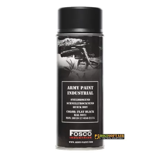 Buy Black Army Paint Fosco 400ml