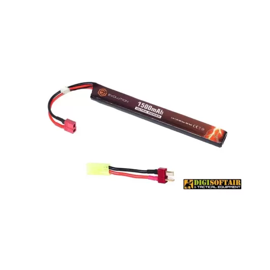 Evolution Li-Po 7.4V 1500mAh 20C 40C mm 15X19X167 EA0153B