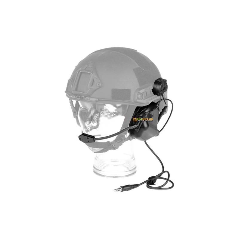 EARMOR Tactical Headset M32H MOD3 with Helmet Adapter black