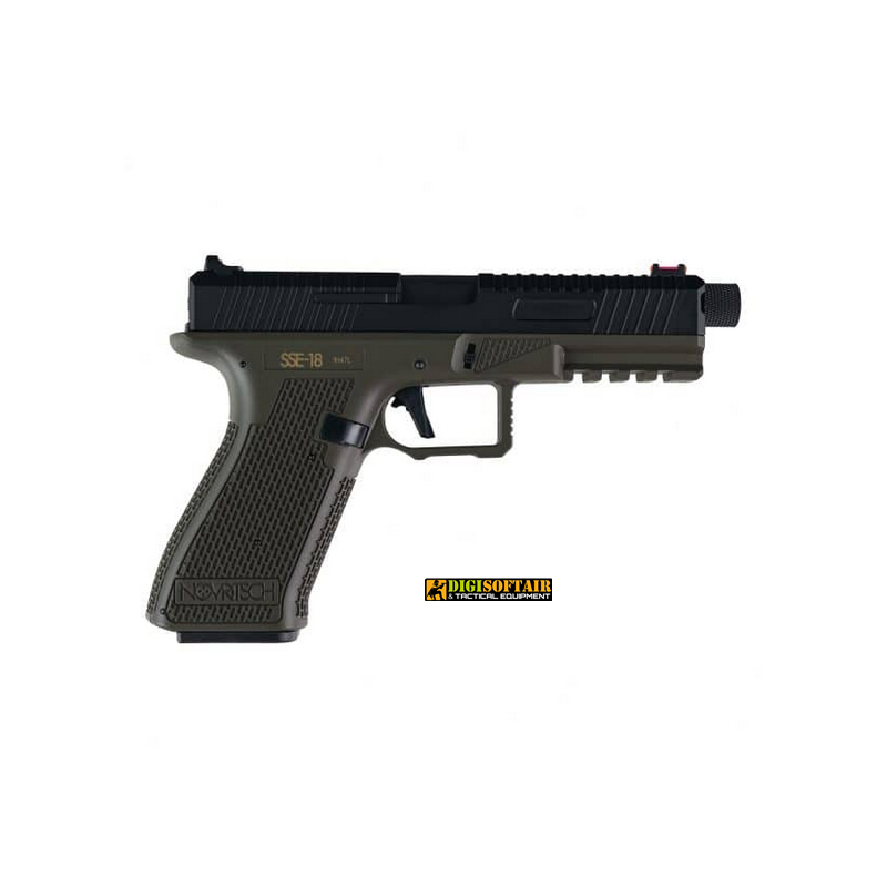 Novritsch SSE18 Green Full Auto Pistol