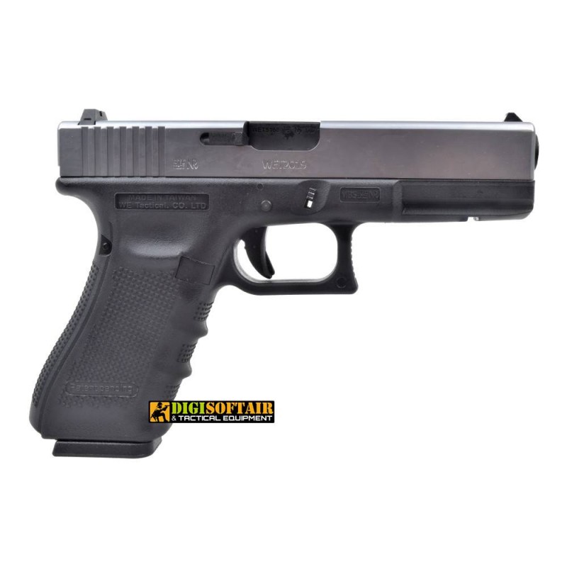 WE modello glock G17 GEN 4 silver slide PISTOLA SOFTAIR A GAS