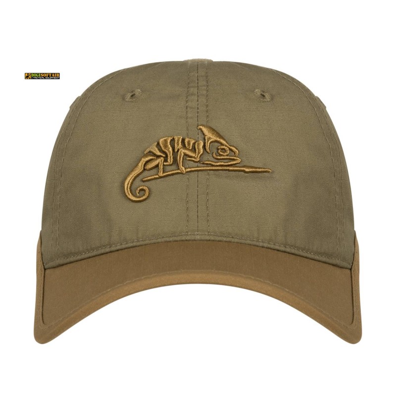 Logo Cap Adaptive Green/Coyote A PolyCotton Ripstop Helikon Tex