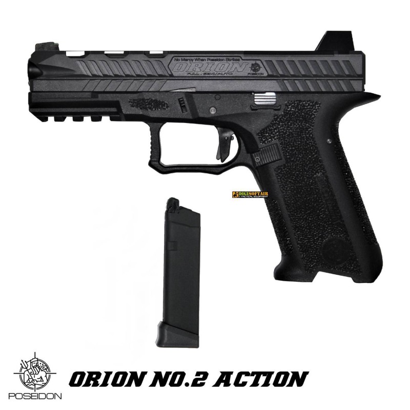 Poseidon Orion 2 Action Airsoft GBB Pistol Black