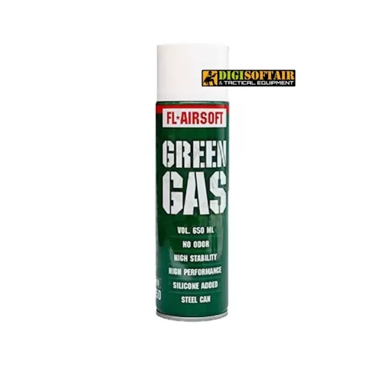 FL Airsoft Green gas 650ml contains silicone oil