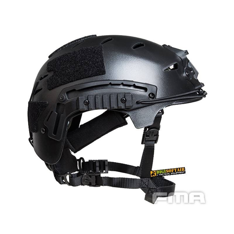 ELMETTO FMA HELMET FAST PJ TYPE RAIL LATERALE E SLITTE MILITARE SOFTAIR M/L  DE - nv85store