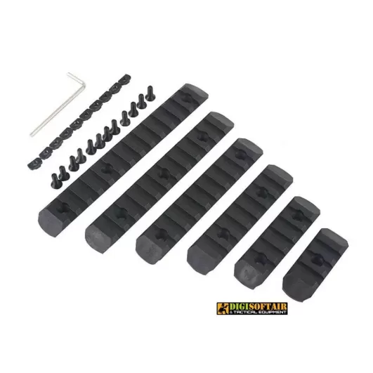 Rail Set 6-pack for Keymod & M-LOK