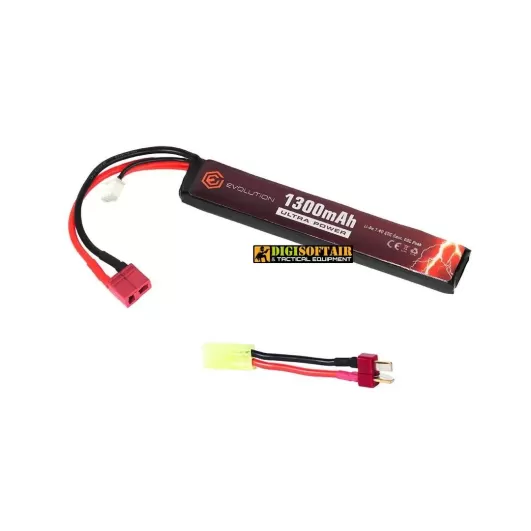 Evolution Li-Po Ultra Power 7.4V 1300mAh 20C 40C Peak mm