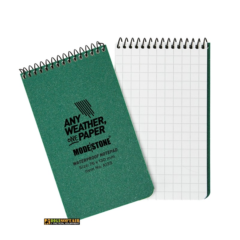 Modestone Notebook Green 76x130 50 fogli a quadretti A133