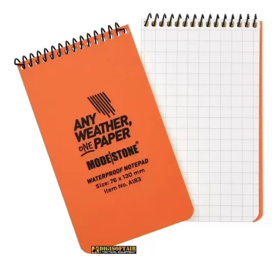 Modestone Notebook orange 76x130 60 pagine a quadretti A183