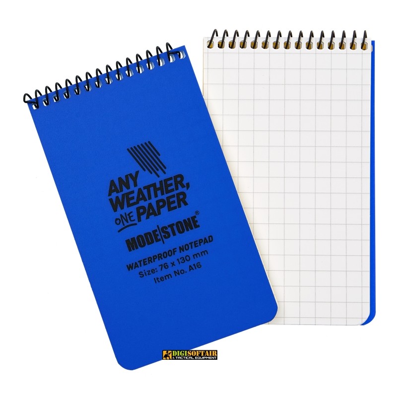 Modestone Notebook Blue 76x130 100 pagine a quadretti A16