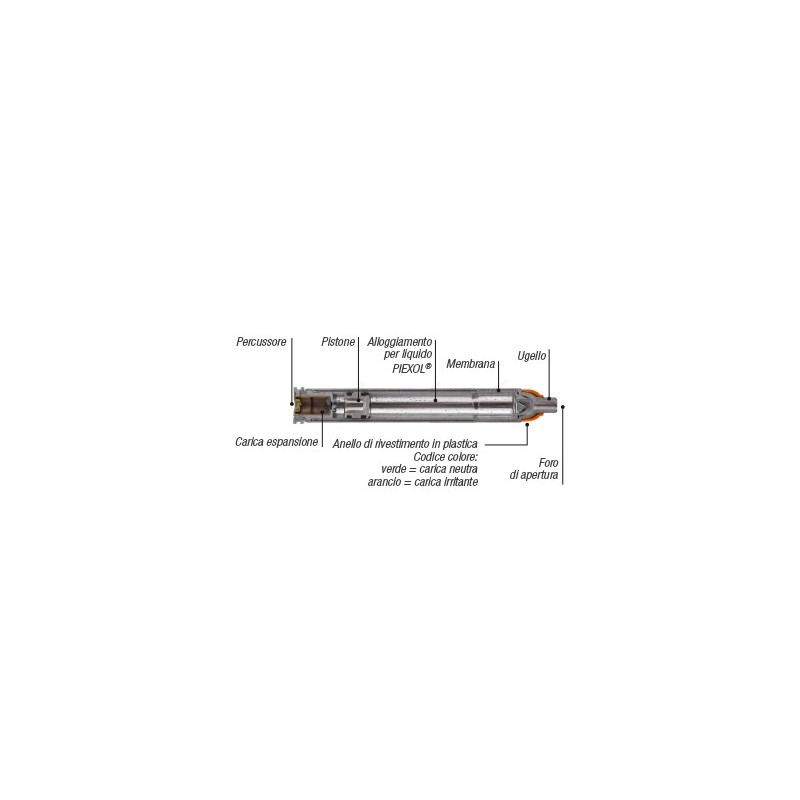 Piexon JPX4 Compact Jet Protector pistola spray al peperoncino