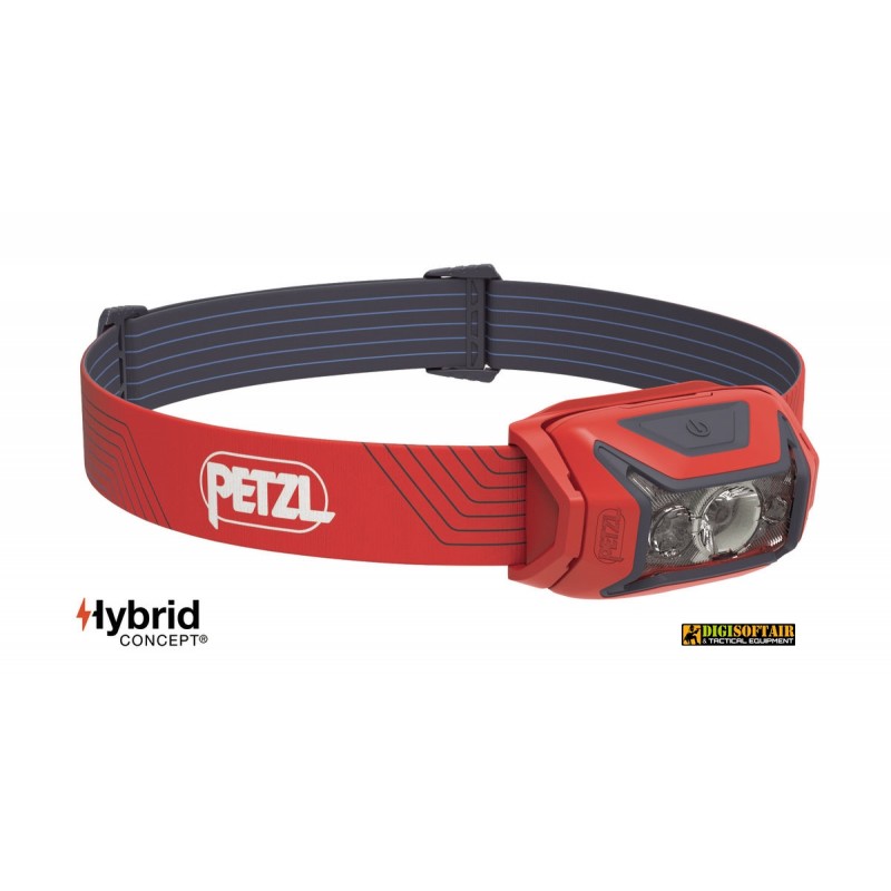 Petzl Red ACTIK Headlamp 450 lumens