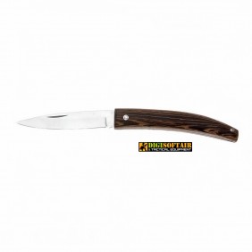 Gobbo Abruzzese lama satinata Wengè 20cm, coltello artigianale