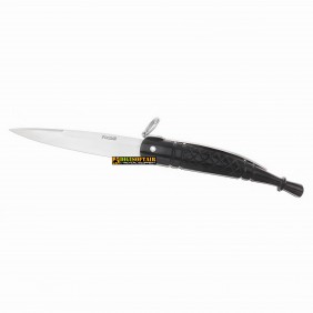 Romano 25cm lama satinata e Corno opaco 25cm, coltello