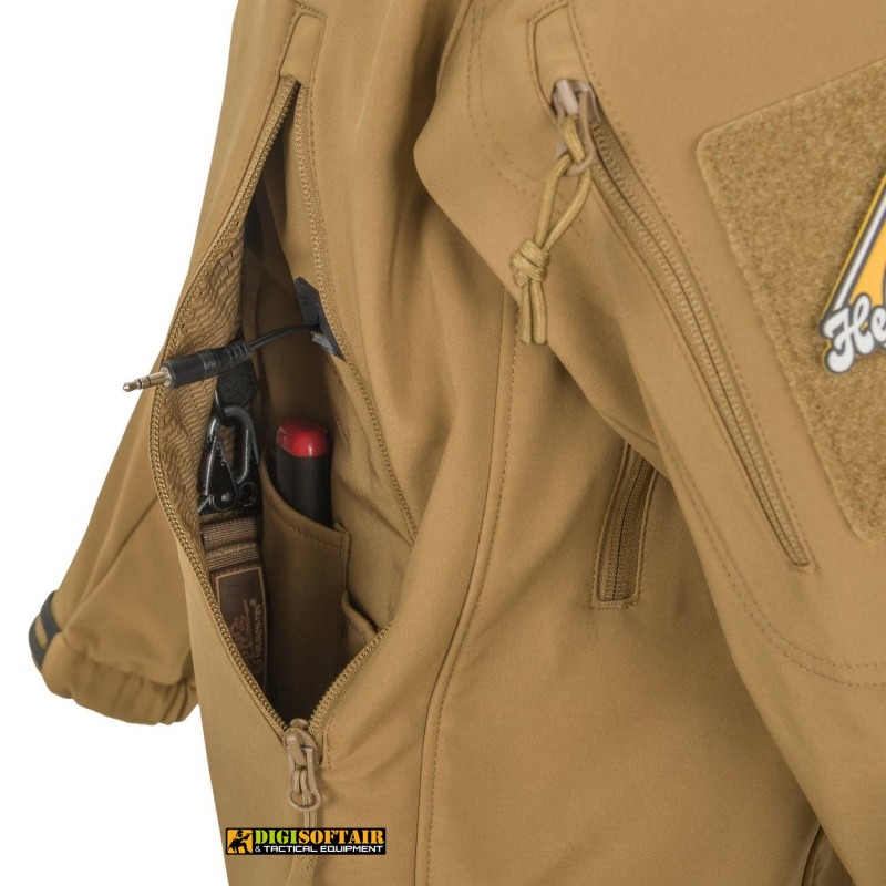 Gunfighter Jacket Shark Skin Windblocker Coyote brown Helikon