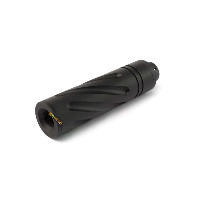 Metal silencer 110 x 27mm with +11mm adapter Solong Airsoft 8901