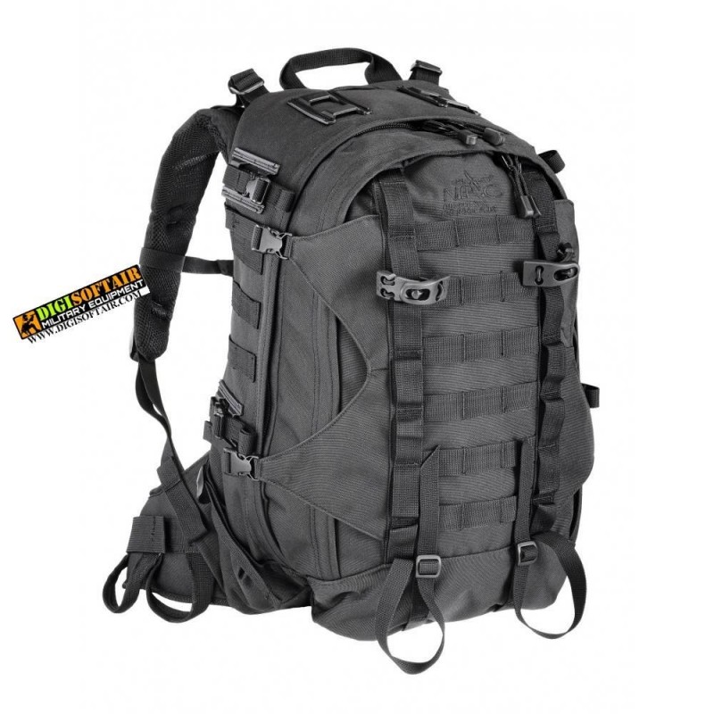 NERG Black backpack Ice Rock PLUS 40 / 45L 2nd generation