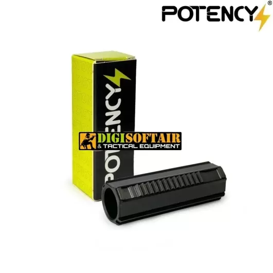 Pistone CARBON 14.5 denti Acciaio CNC Potency