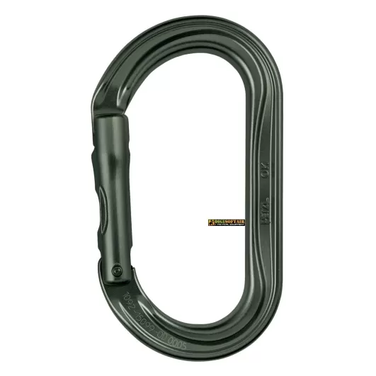 Petzl Green OK Carabiner, without locking